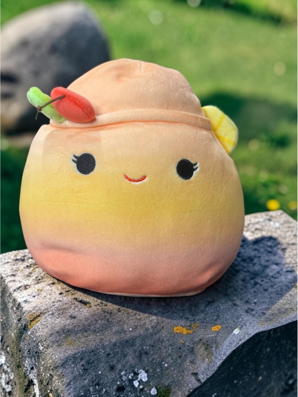 Squishmallows Susan the Mai Tai 7.5” Tropical Drink Cocktail Plush Kellytoy